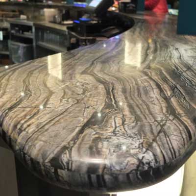Marble Bar and Counter Top Cleaning